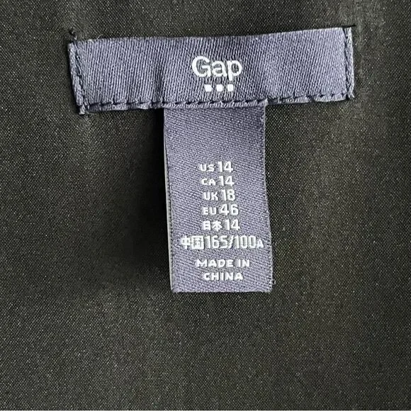 Gap Black Fit & Flare Dress - Picture 5 of 8